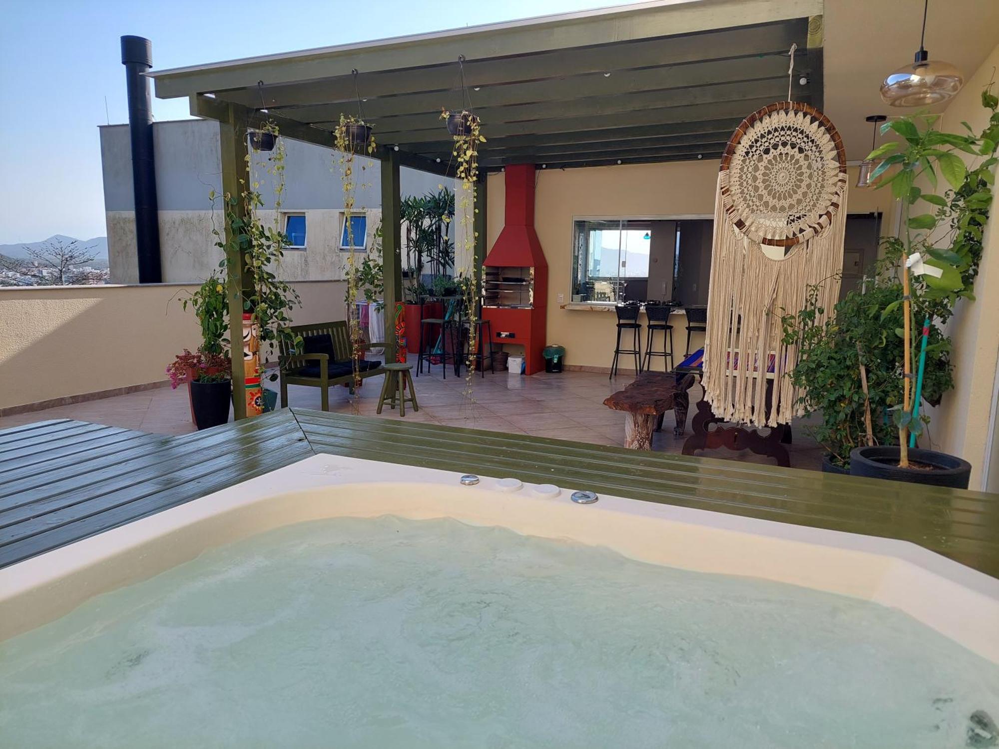 Jurere Cobertura 400M Do Mar Vista Linda Apartment Florianopolis Ngoại thất bức ảnh